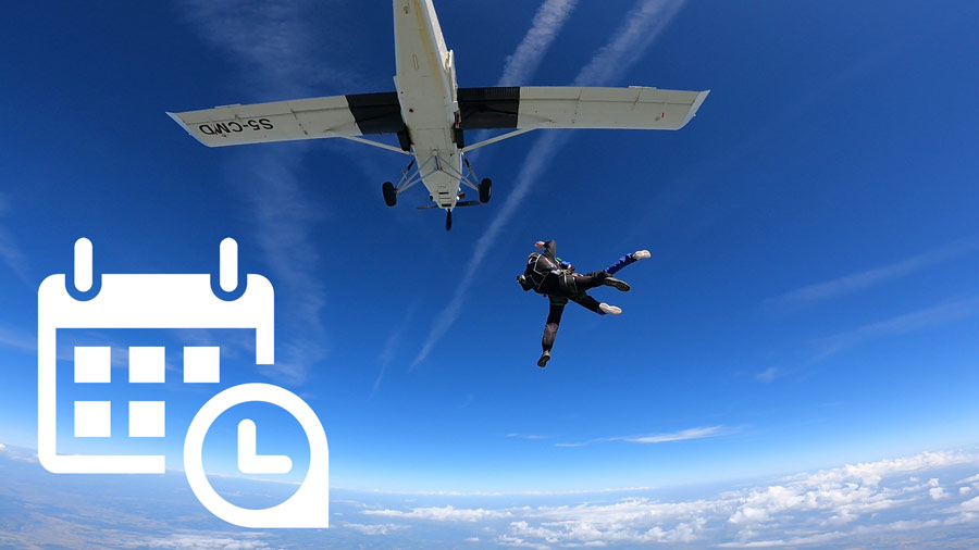 Rezerviraj termin za tandem skok online